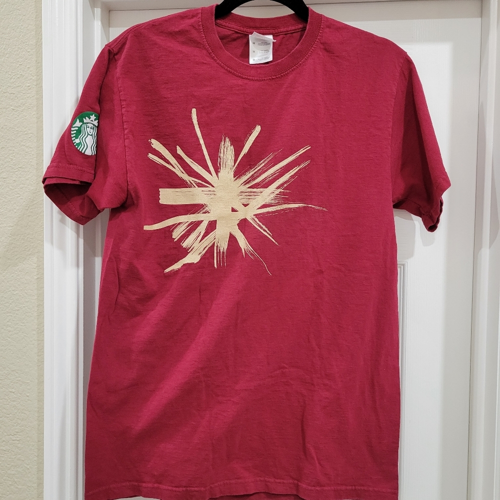 Starbucks Holiday Tshirt  Let There Be Bright - Adult Medium